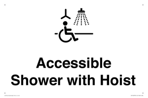 Accessible Shower with Hoist